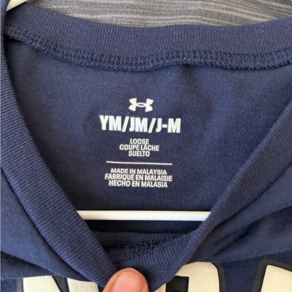 Under Armour' baby tee full length Navy 'Under Armour' Graphic Tee - Picture 2 of 3